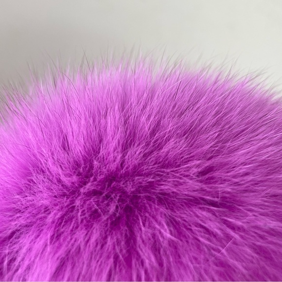 Vintage Genuine Dyed Fox Fur Velcro Scarf Headband Collar - Picture 7 of 12